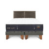 Cama Europea CIC 2 Plazas Grand Premium + 1 Respaldo Rhone