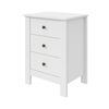 Velador Di Poretti Design Maggiore 3 Cajones Blanco