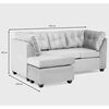 Sofá Seccional Muebles MPR Bonsai 3 Beige