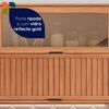 Mueble de Cocina Roca Casta&ntilde;a 4 M&oacute;dulos Canela-Ceniza