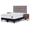 Cama Europea 2 Plazas Div Art 4 + Set Maderas Issey
