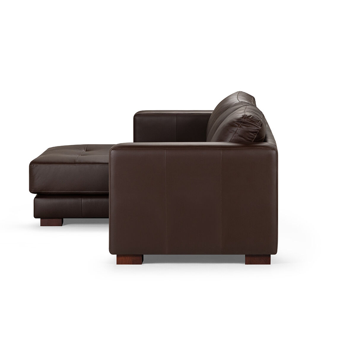 Sofá Seccional Izquierdo Rosen Copeland 3 Cuerpos Marron