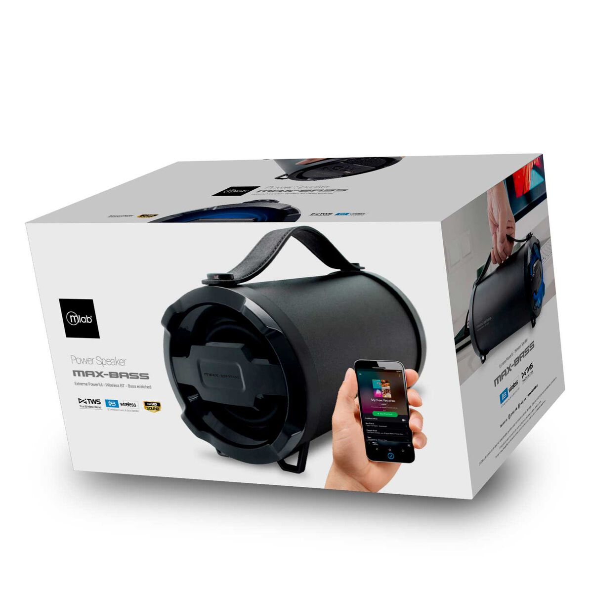 Parlante Bluetooth Mlab Max-Bass Bazooka