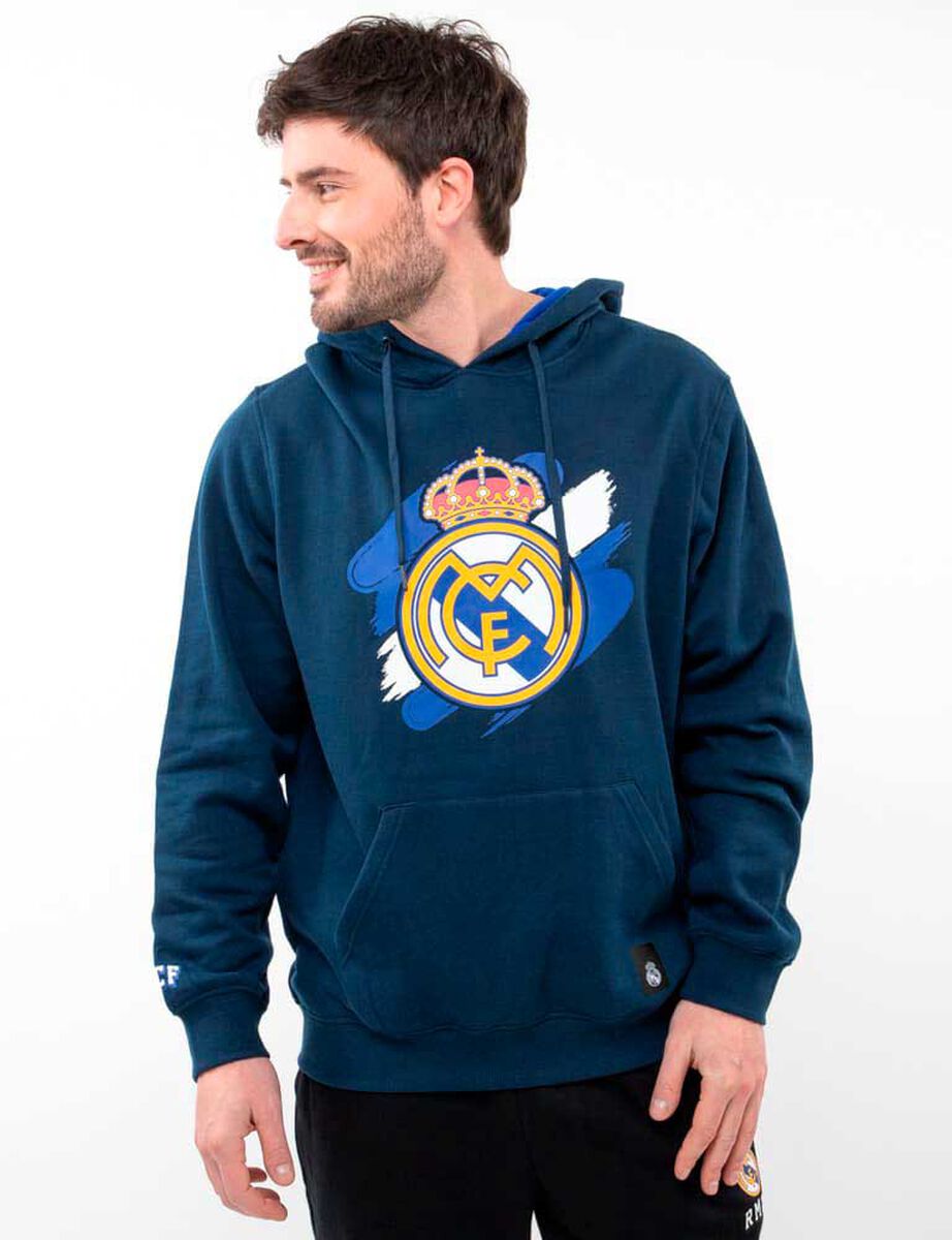 Poler&oacute;n Con Gorro de Algod&oacute;n Hombre Rmadrid