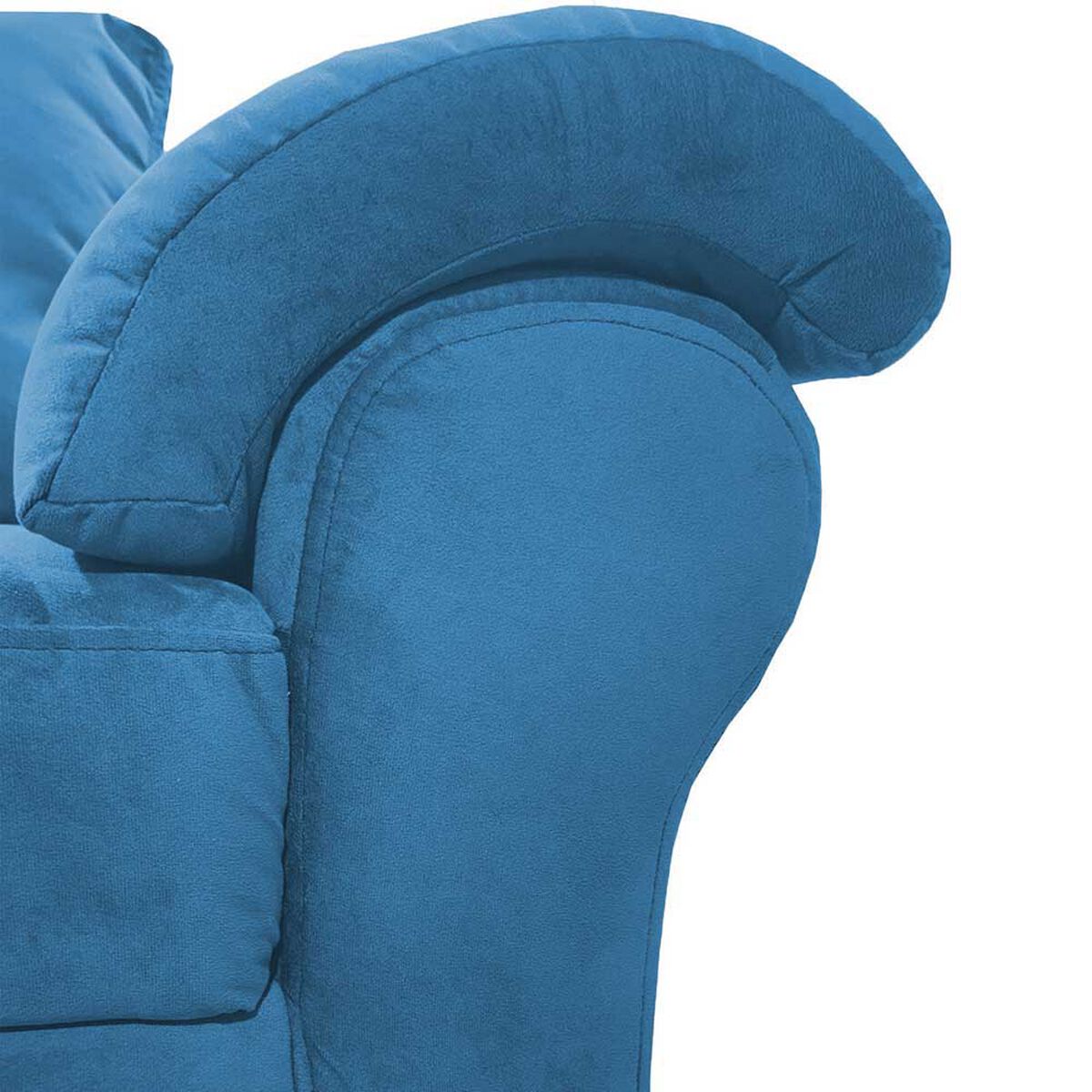 Sofá Muebles MPR Ezeiza 3 Azul Petróleo