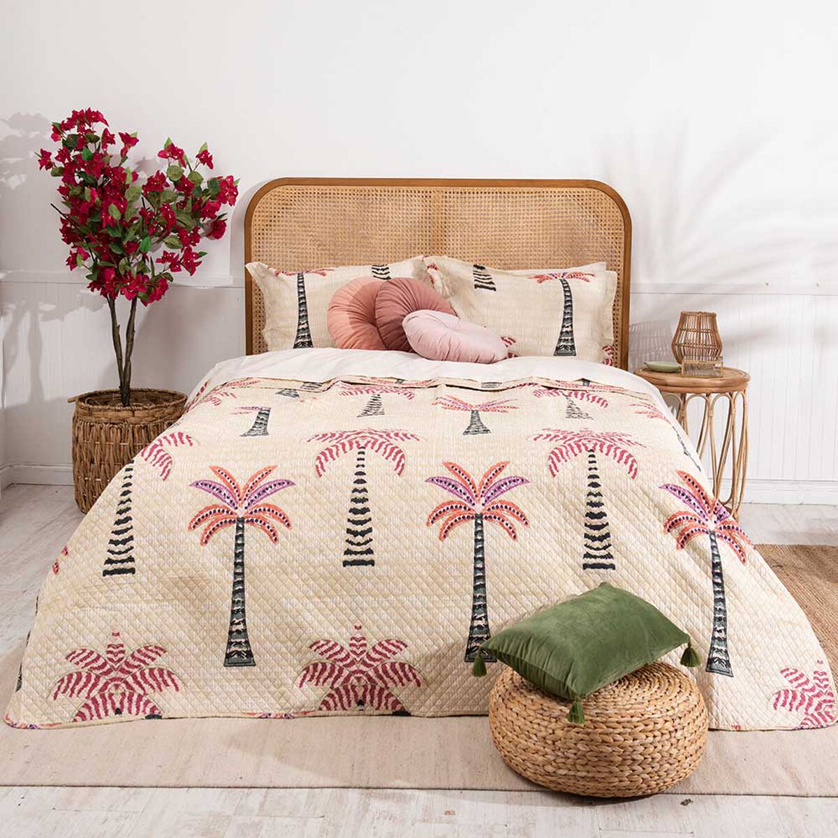 Quilt Mashini 2 Plazas Cordoba Palmeras