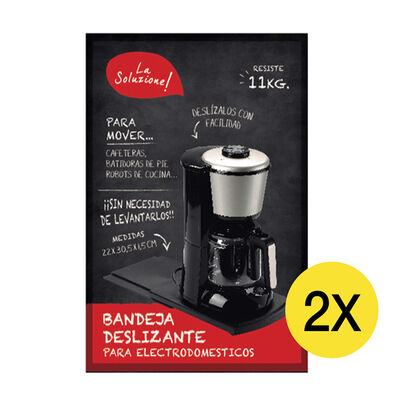 Imagen 1 del producto Pack Bandeja La Soluzione Deslizante Negro