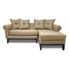 Seccional Derecho Living Factory Oklahoma 4 Cuerpos Beige