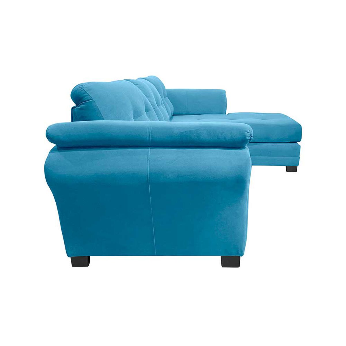 Sof&aacute; Seccional Living Factory Samy 4 Cuerpos Azul