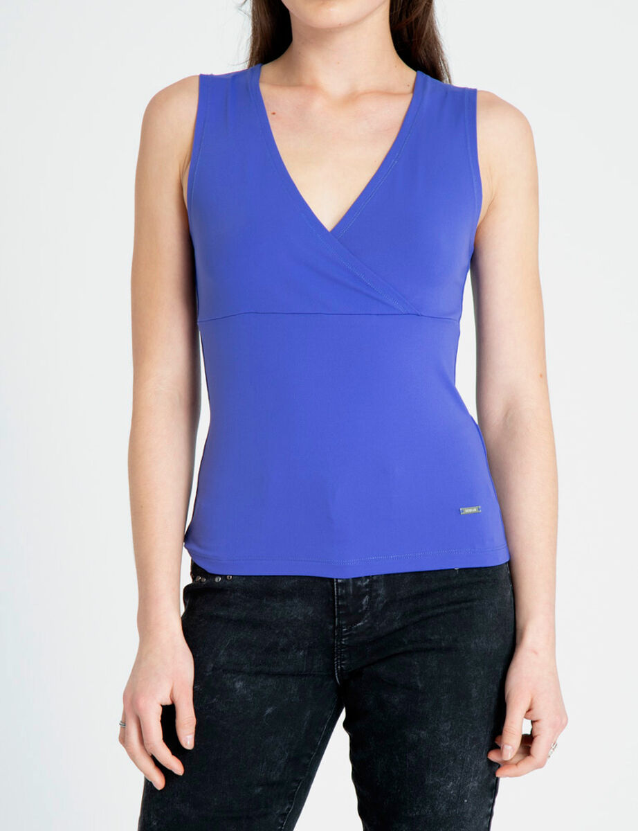 Polera Mujer Icono Escote Cruzado