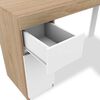 Escritorio Esquinero CIC Palermo Olmo Blanco 1 Cajón