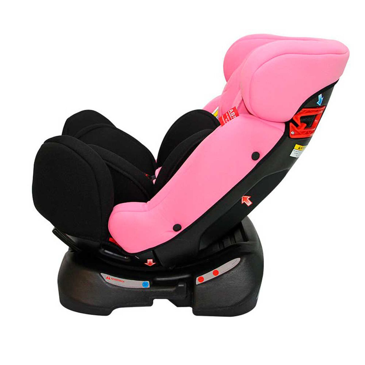 Silla Auto Multietapa 0 a 25 Kg Fucsia Bebeglo