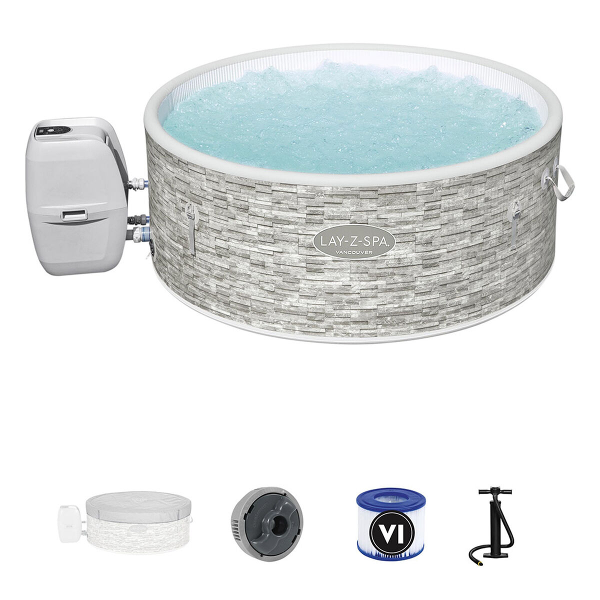 Spa Inflable Vancouver Airjet Plus Lay-Z Bestway 3-5 Personas