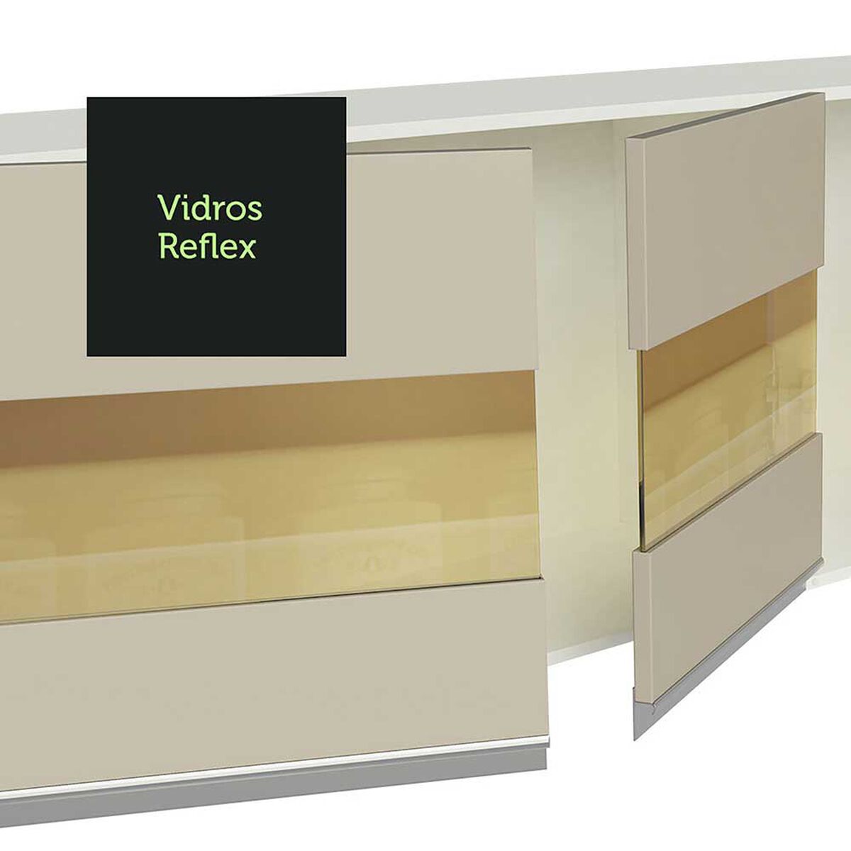 Mueble de Cocina Vekkahome Súper Smart 2 Cajones 9 Puertas Café