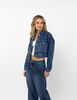 Chaqueta Crop Denim Mujer Icono