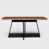 Mesa de Comedor Roca Rio 160x90cm Canela Negro