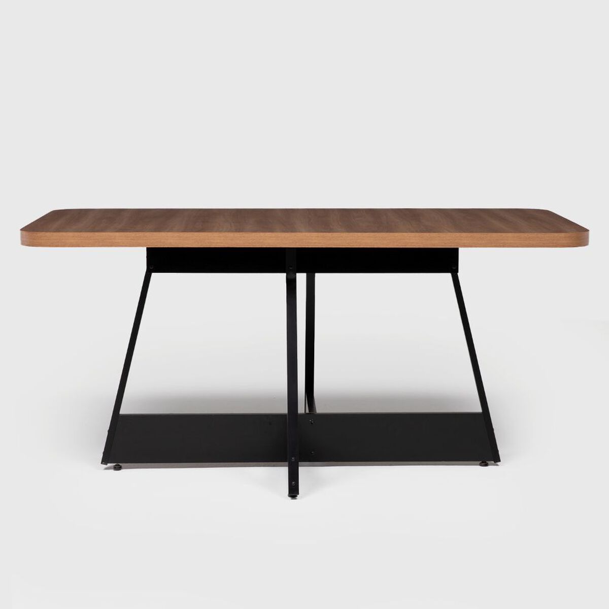Mesa de Comedor Roca Rio 160x90cm Canela Negro