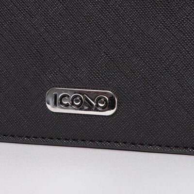 Imagen 2 del producto Billetera Eco Cuero Negro Mujer Icono