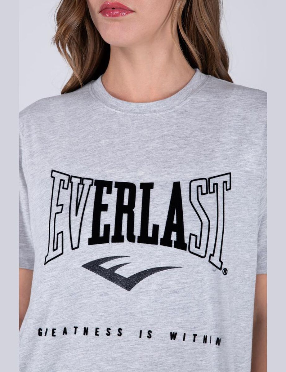 Polera Manga Corta Casual Sport Mujer Everlast
