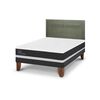 Cama Europea CIC 2 Plazas Ortopedic + Respaldo Milan Olivo