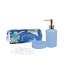 Set de Baño 6 Piezas Caja Mashini Flores Calipso