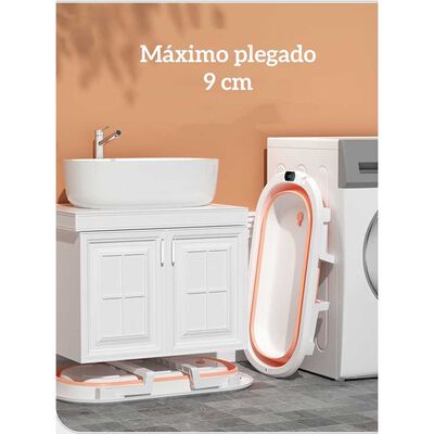 Imagen 2 del producto Bañera Plegable con Cojín y más Accesorios Rosada Lubabycas