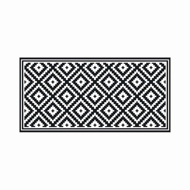 Alfombra Davanti Rombos Black 70 x100 Rombos Black