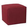 Juego de Living Innovamuebles Marco Sofá 3 Cuerpos + 2 Pouf Burdeo