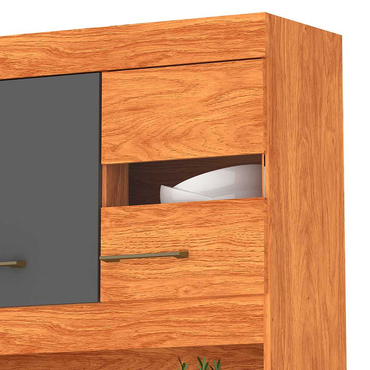 Kit Cocina Vekkahome Carla 5 Puertas Gris