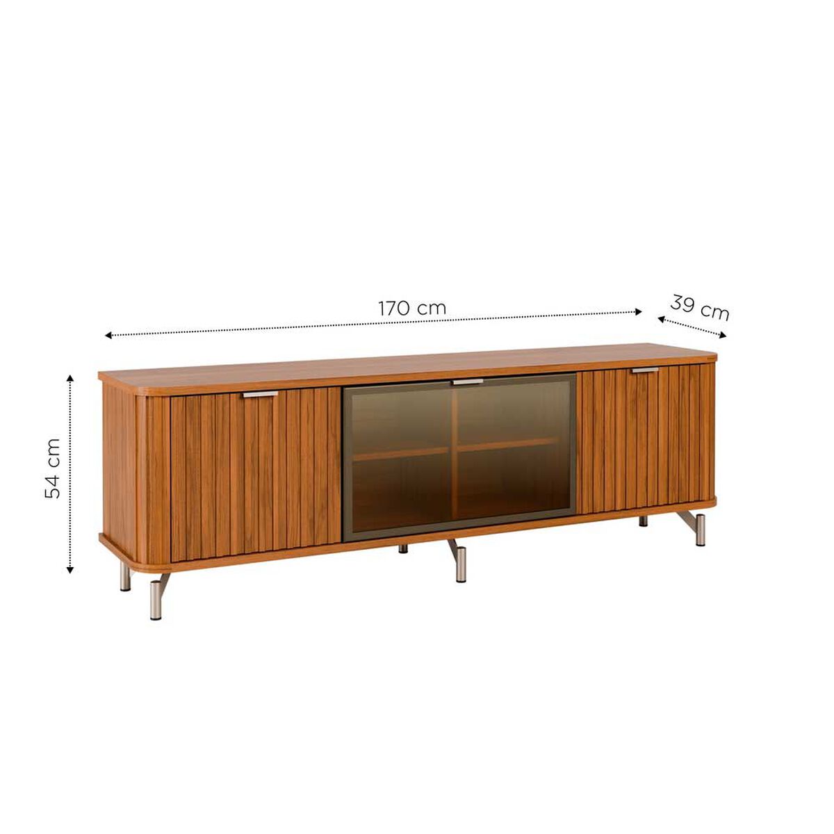 Rack TV  Decocasa Neon Float hasta 70" Canela
