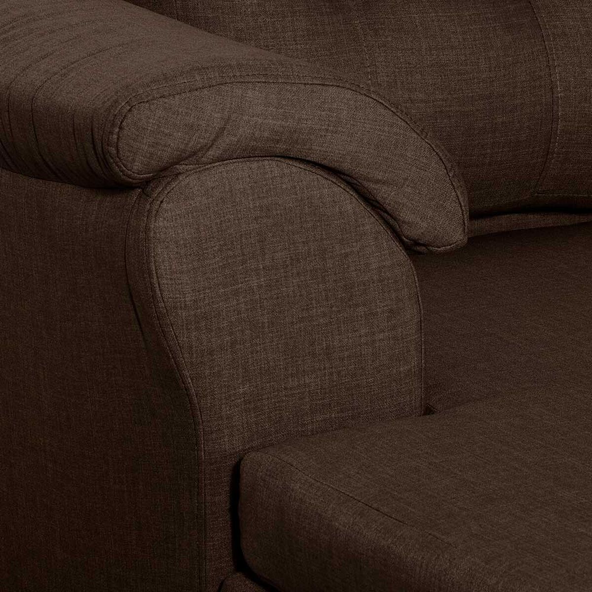 Sofá Seccional Modular Deco Outlet Laos 4 Cuerpos Chocolate
