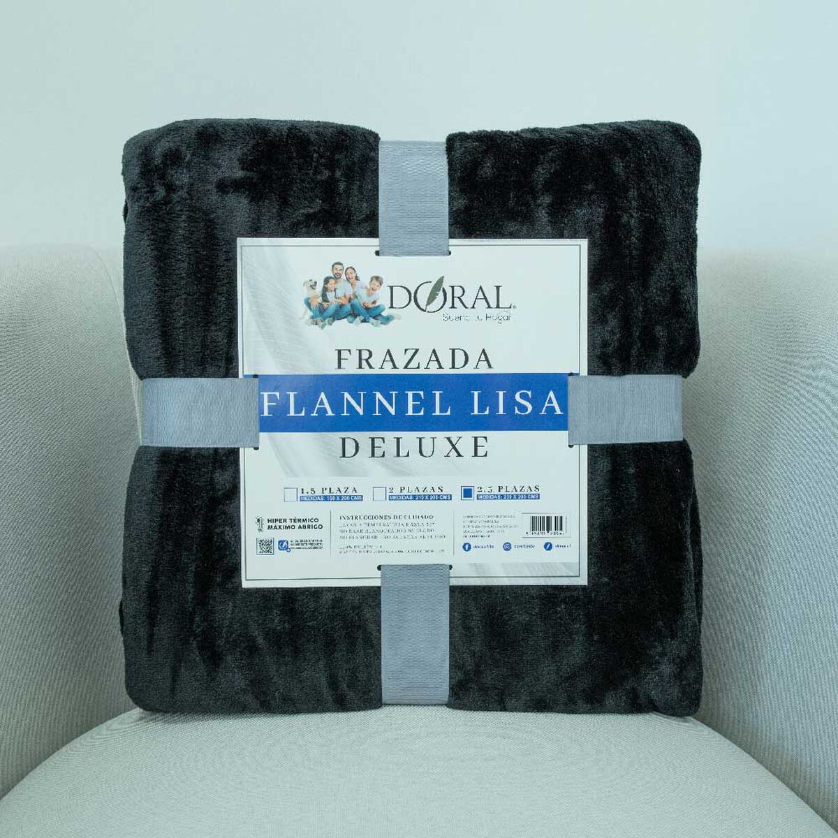 Frazada Doral King Flannel Lisa D5