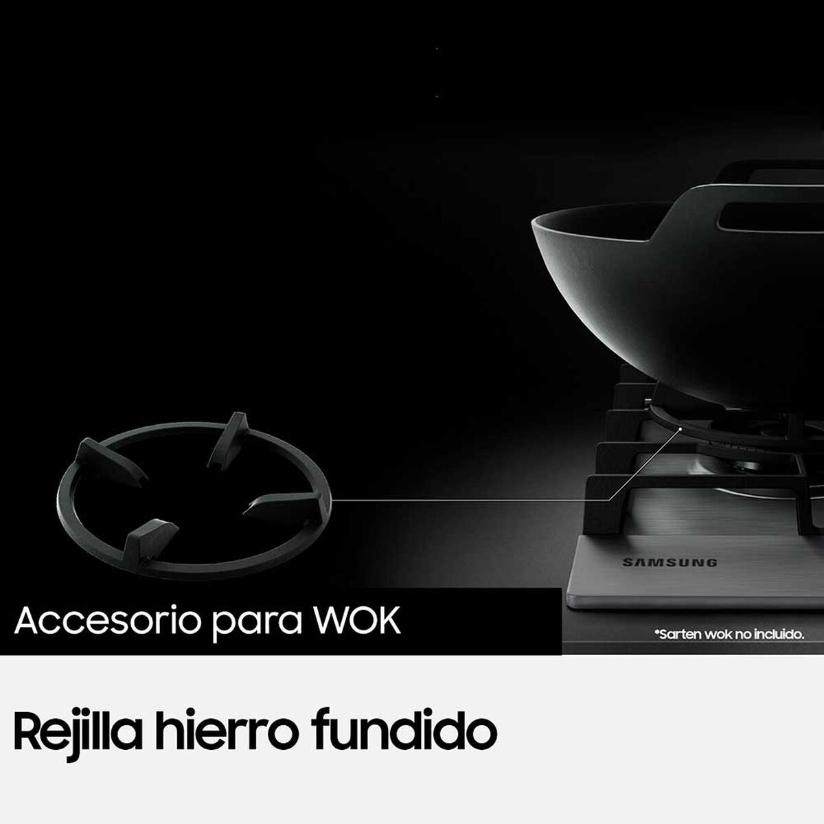 Encimera Samsung NA75D3030AS/ZS 5 Quemadores