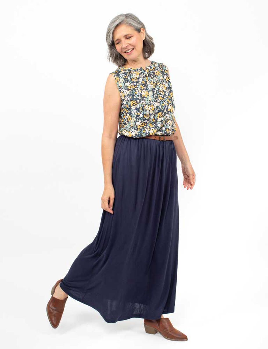 Falda Maxi Cinturón Mujer Portman Club