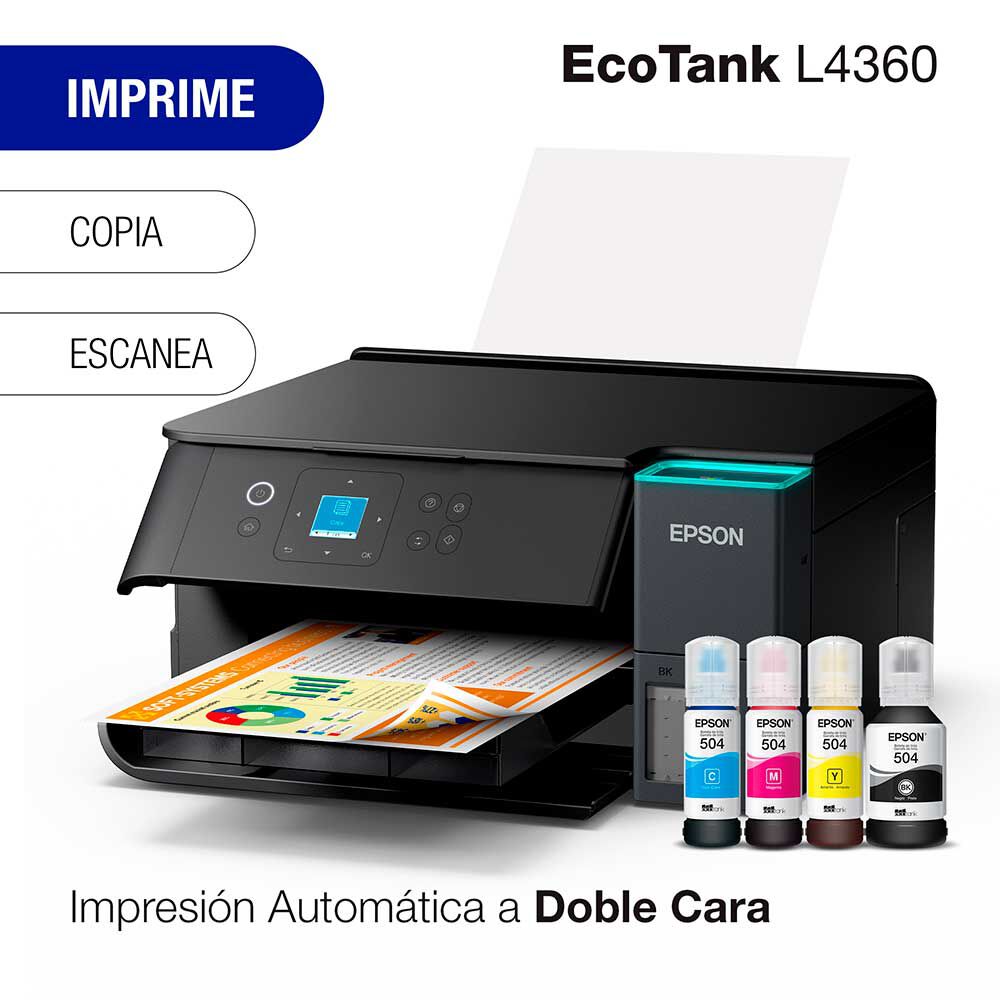Epson EcoTank L4360 Negro, foto 2