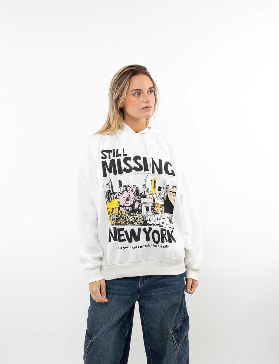 Polerón Con Estampado Mujer Icono