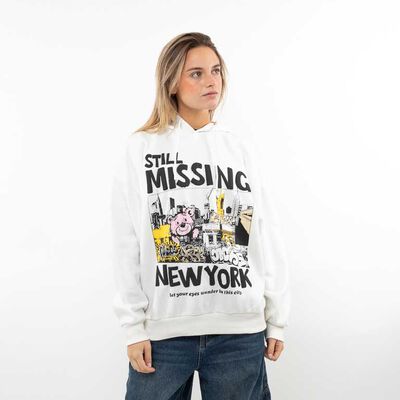 Polerón Con Estampado Mujer Icono