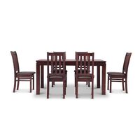 Juego de Comedor CIC Ñuble Chocolate 6 Sillas