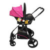 Coche Travel System Bebeglo Volta RS-13780-1 Fucsia