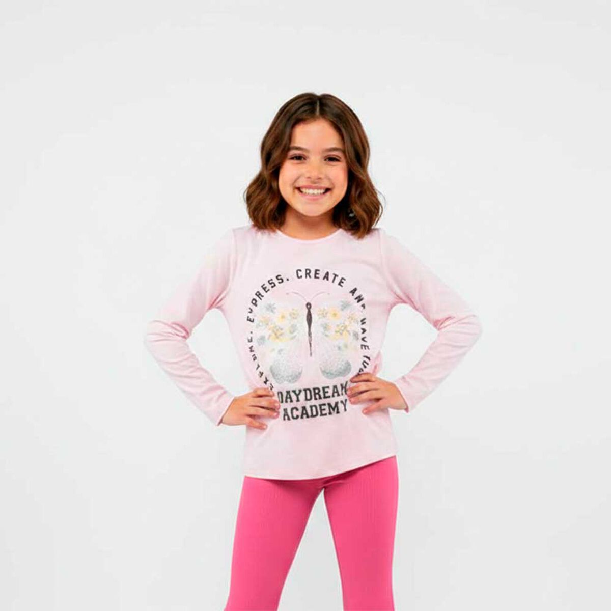 Polera Manga Larga de Algod&oacute;n Ni&ntilde;a Chess
