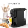 Cafetera Automática Espresso Kitchen-it Arezzo 4 en 1 600 ml.