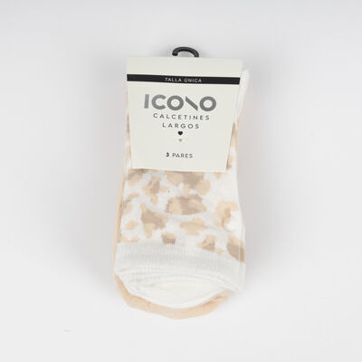 Pack 3 Calcetines Largo Mujer Icono