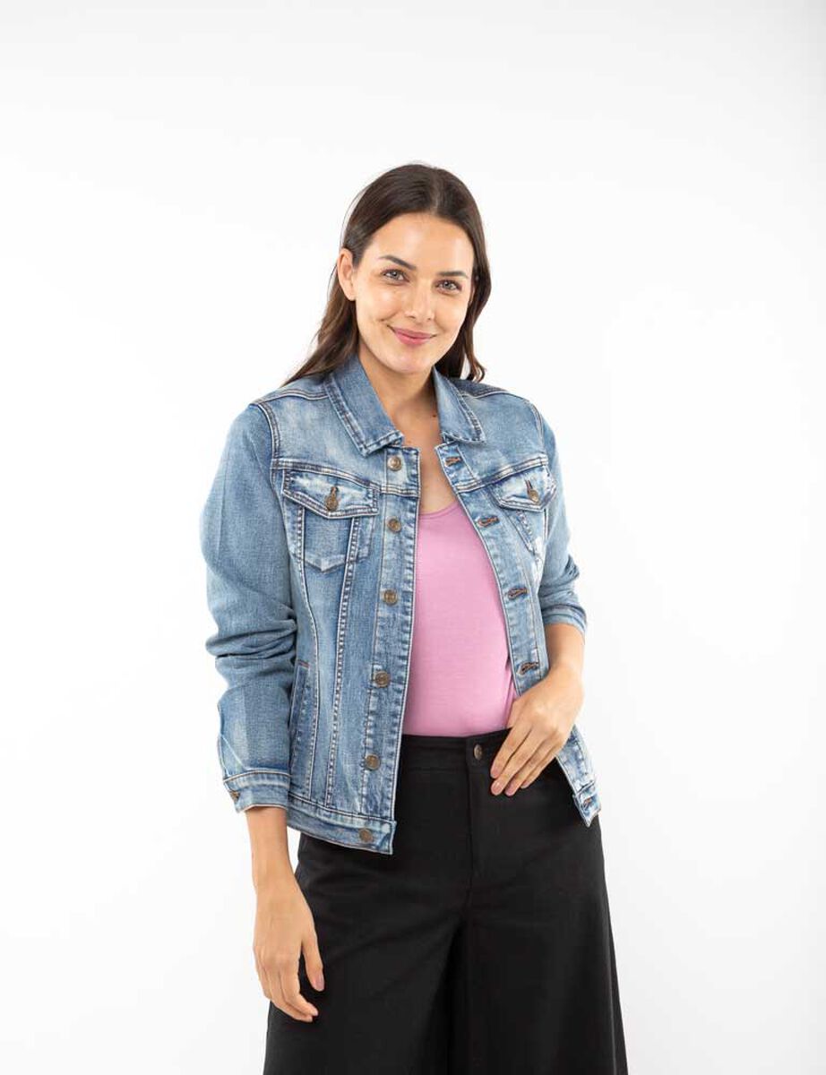 Chaqueta Denim Mujer Alma