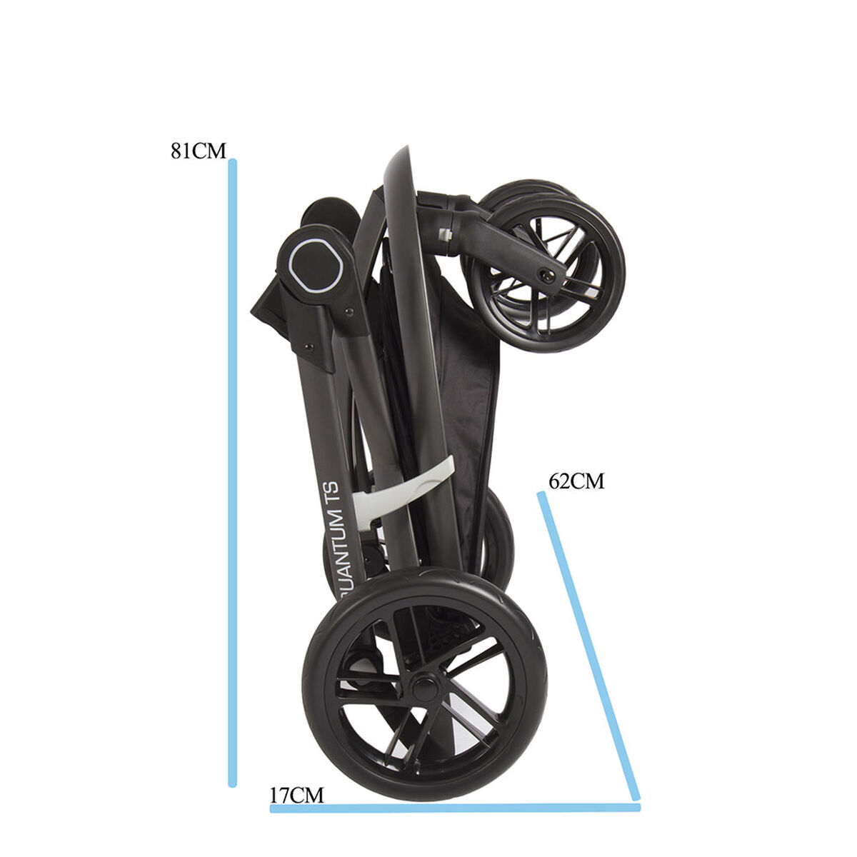 Coche Travel System Quantum Gris Bebesit