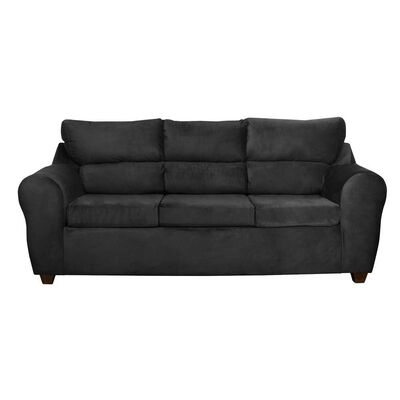 Sofá Mexx Muebles Dubai 3 Cuerpos Negro