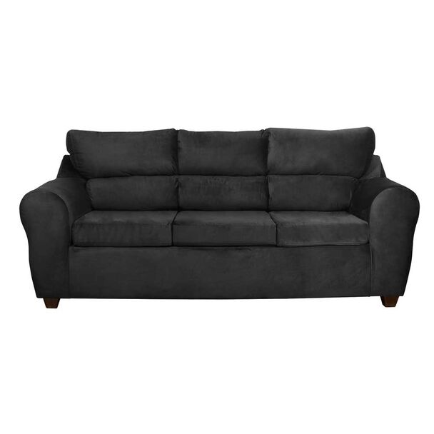 Sofá Mexx Muebles Dubai 3 Cuerpos Negro