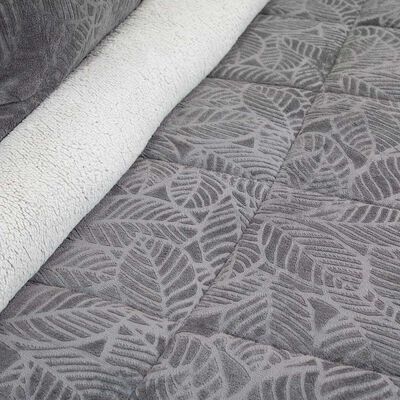 Imagen 2 del producto Cubrecama Doral 1,5 Plazas Gris Outboss Sherpa