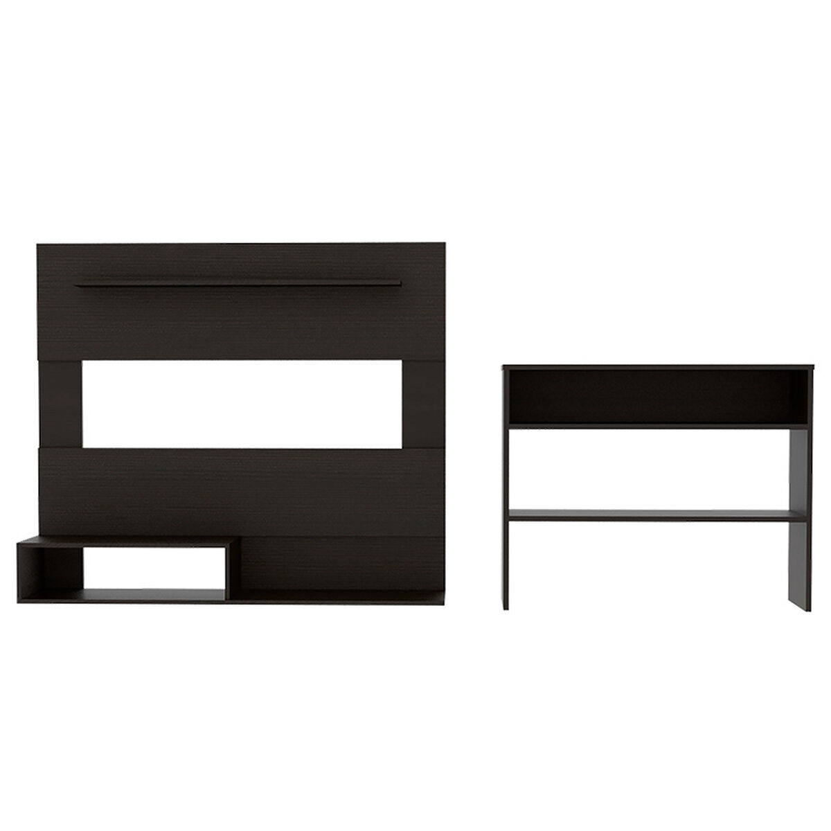 Set Panel TV + Biblioteca Escalera