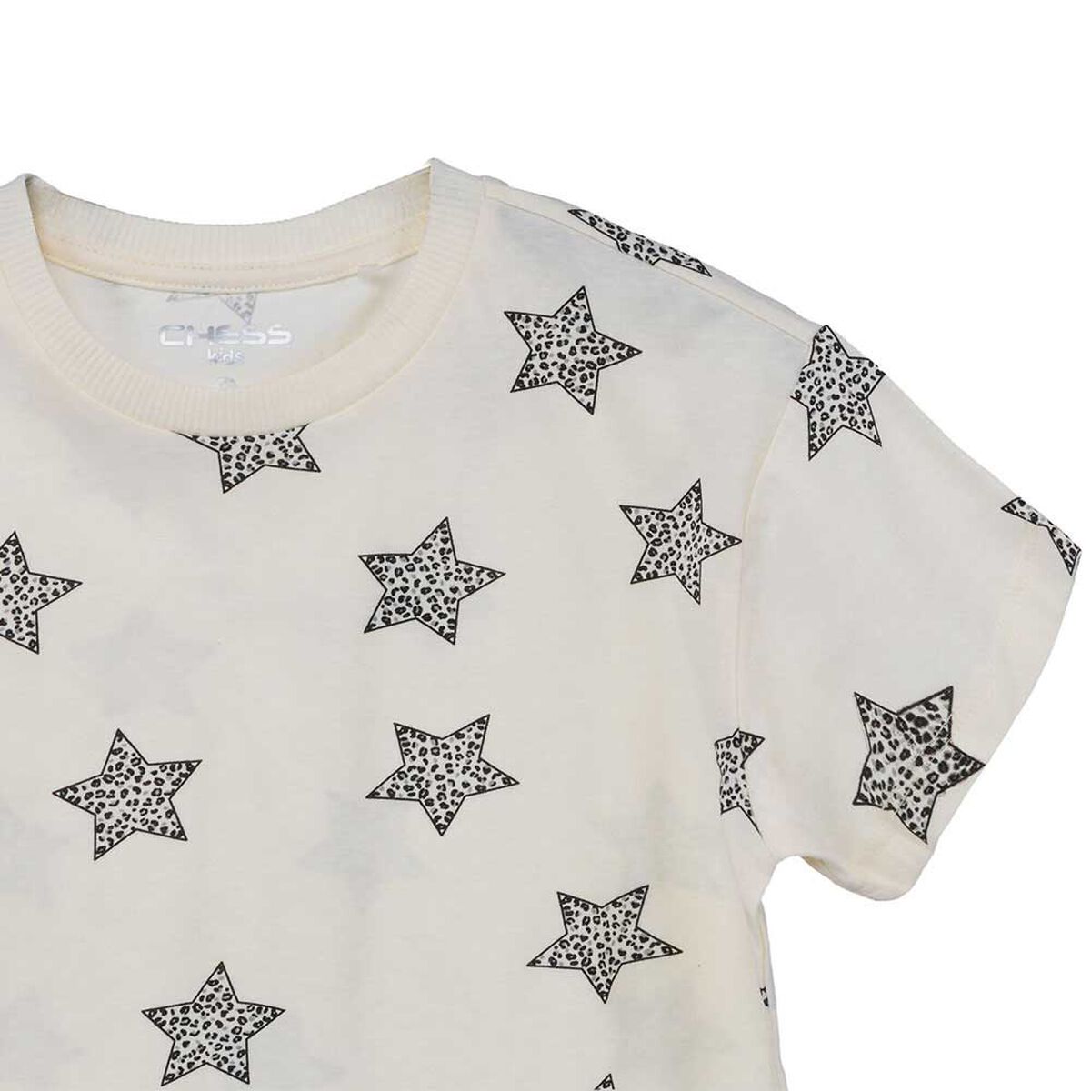 Polera Manga Corta Niña Chess
