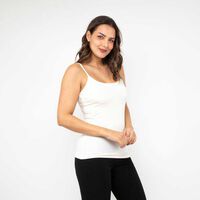 Polera Sin Manga Mujer Zibel Blanco, Negro